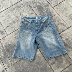 & Other Stories Light Blue Men's Jean Shorts